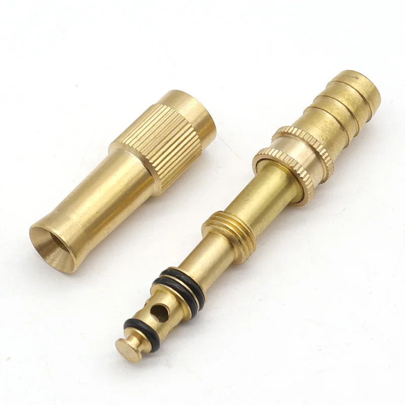 Copper High Pressure Nozzle Car Wash Watering Garden Hose Water Guns Adjustable Spray Hose Brass Sprinklers