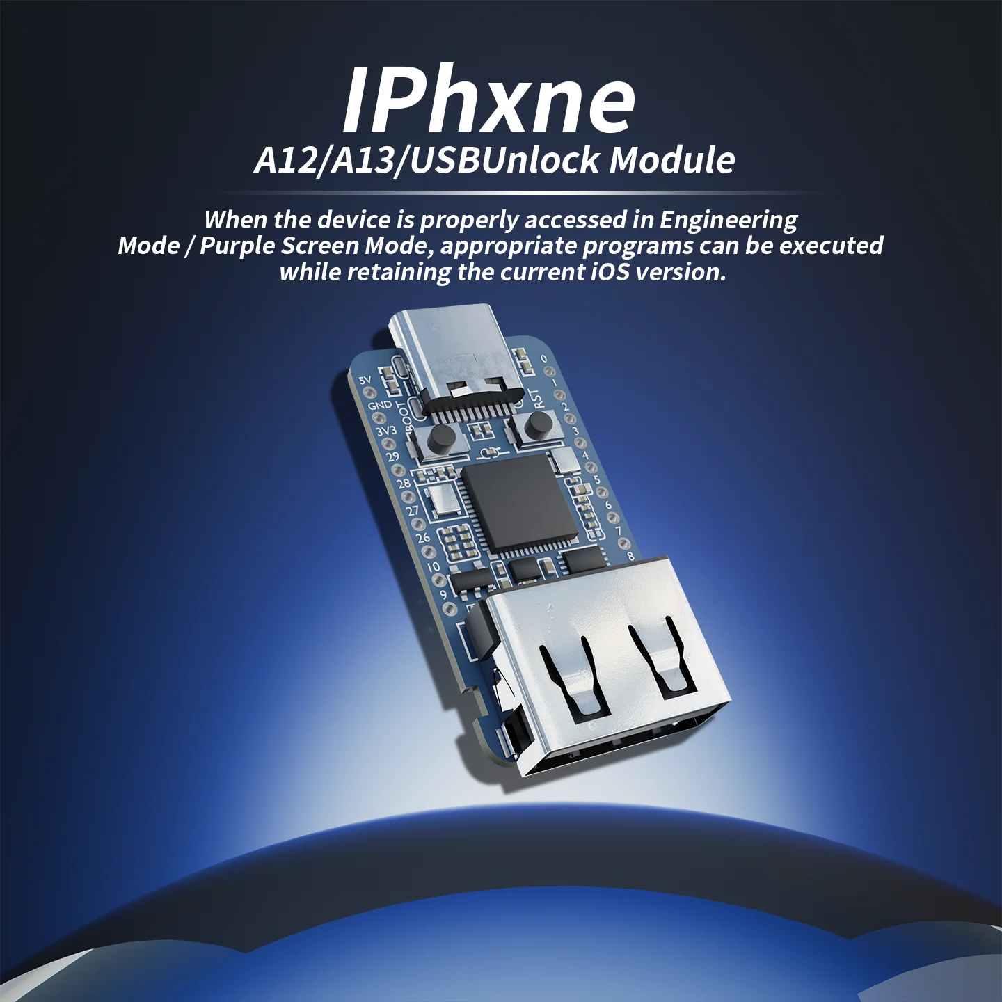 IP A12/A13/USBUnlock Module Purple Screen Read Write Data Repair Tool for Mobile Phone Maintenance Tool