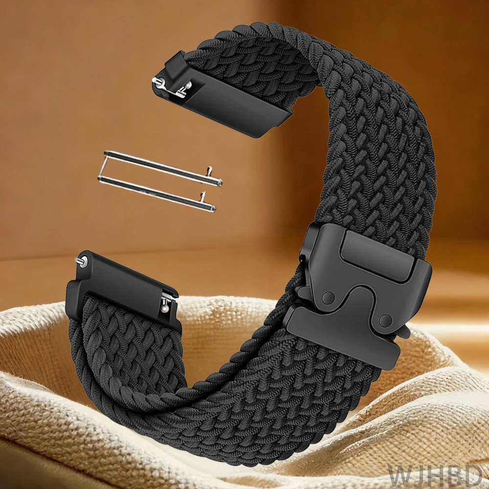 Für Amazfit Bip Max Bip6 5 UNITY Bip3 U S Pro 20mm 22mm Nylon-Fallschirm-Uhrenarmband für Amazfit Balance 2/Cheetah 2 Sportarmband – Detail 7