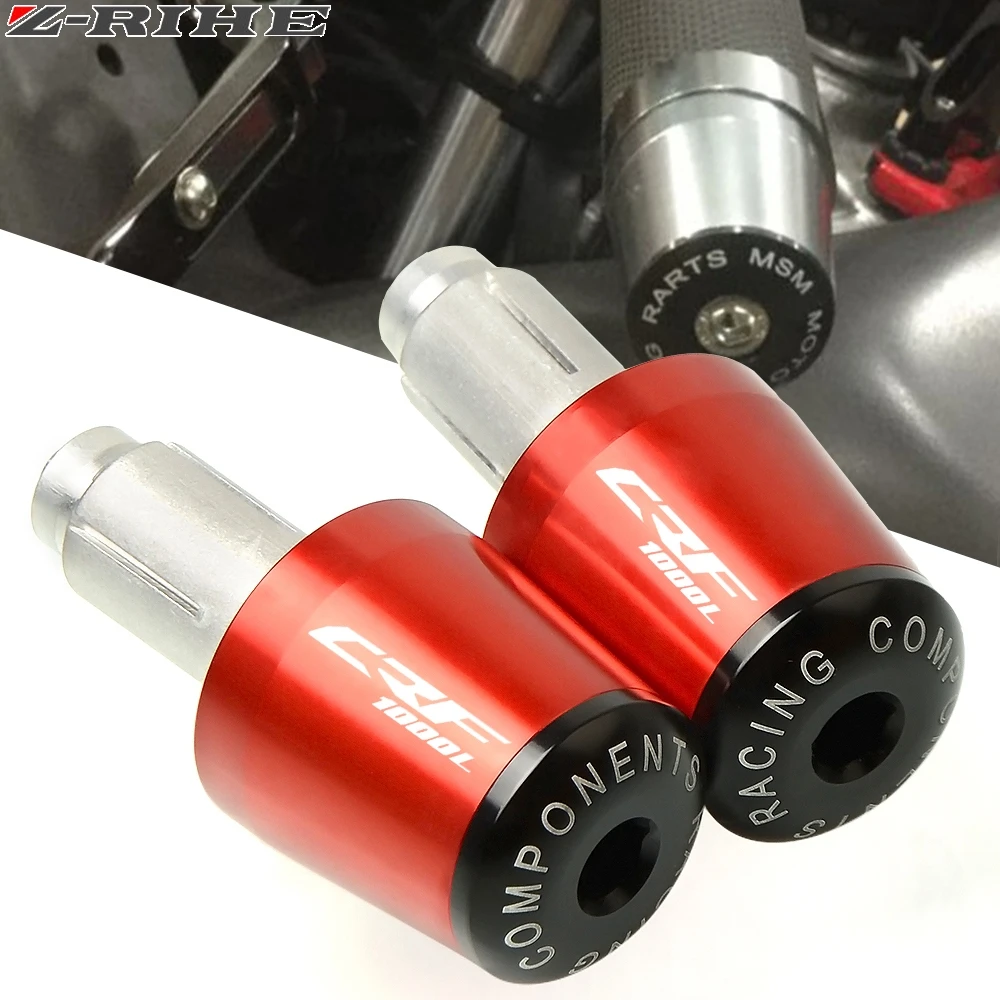 

Motorcycle Accessories 7/8'' 22MM For HONDA CRF1000L CRF 1000L Africa Twin Hornet Handlebar Grips Handle Bar Cap End Plugs