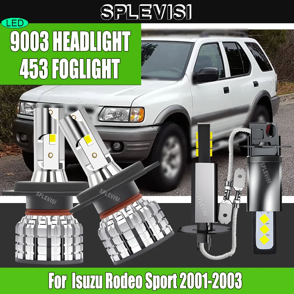 

Quick-Install Auto LED Headlight Foglight – No Tools Required High-Temperature-Resistant For Isuzu Rodeo Sport 2001 2002 2003