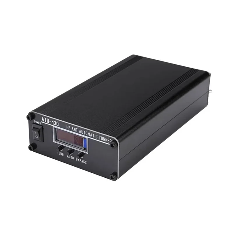 DIGIT-ATU-130 Sintonizador de antena automático 1,8-50 Mhz, 200 W, microonda corta, pantalla OLED de alto rendimiento para entusiastas de la radio
