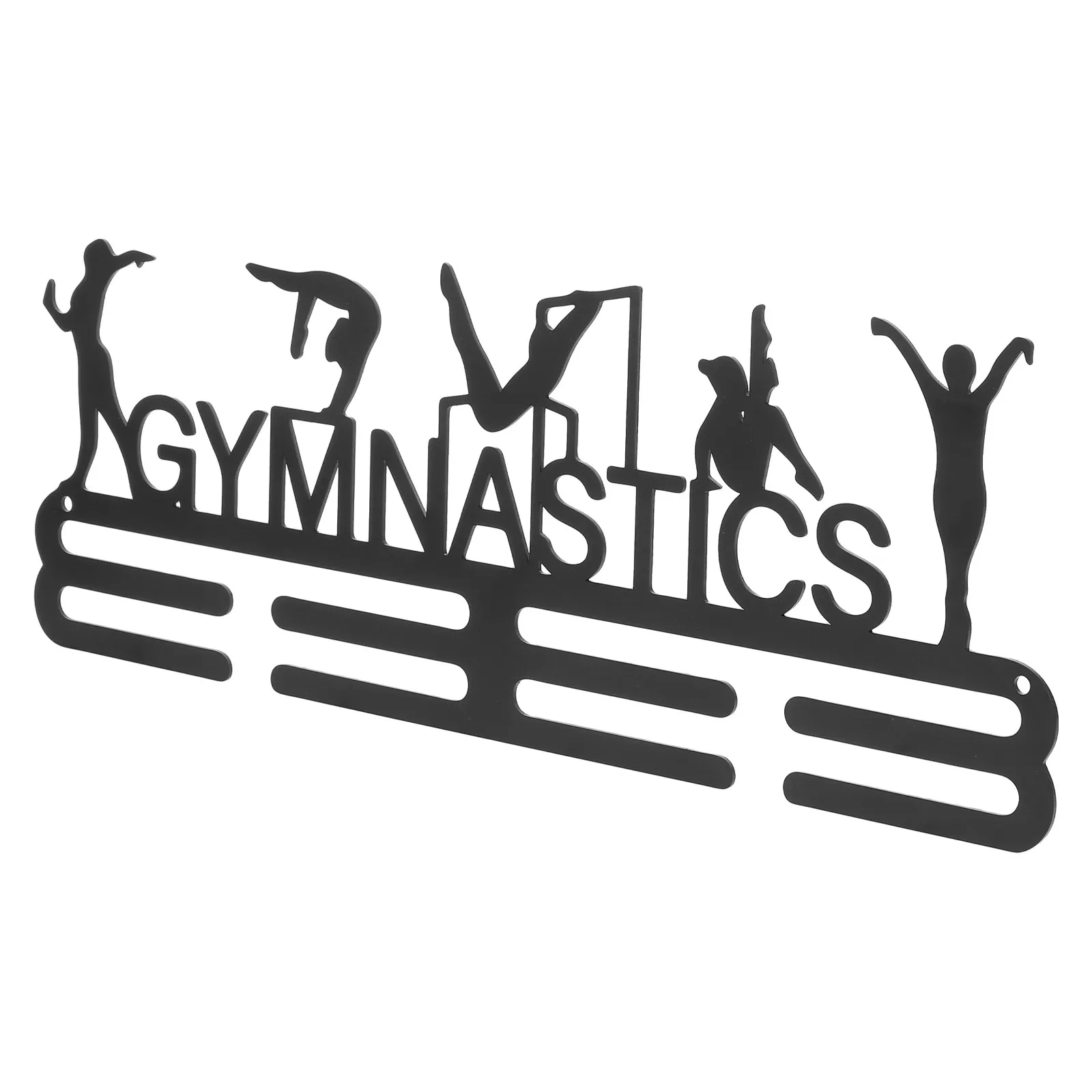 

Stainless Steel Gymnastics Medal Hanger Display Rack Wall Mount Metal Frame for Competition Awards Ribbons Sports Athlete