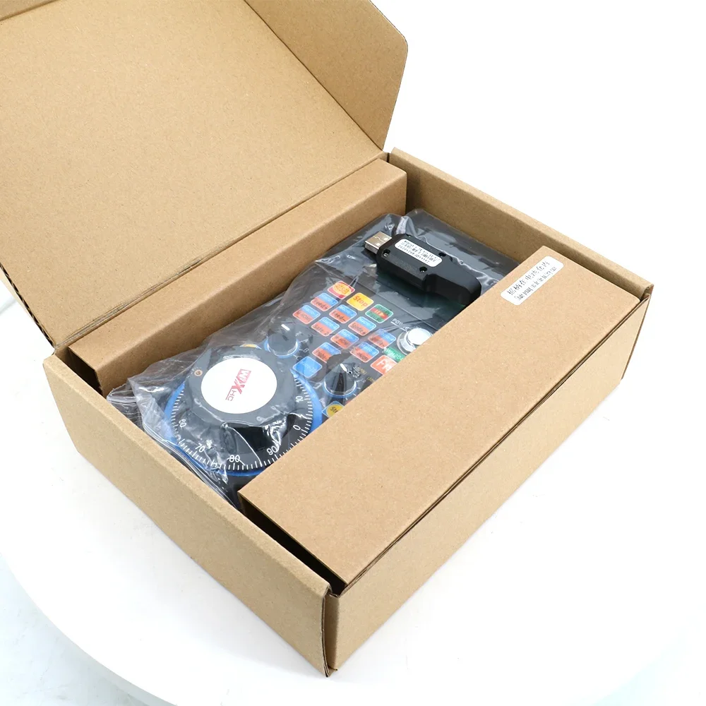 عجلة عقارب سلكية لاسلكية CNC Mach3 عجلة عقارب MPG 4 محاور 6 محاور استقبال USB لآلة الطحن باستخدام الحاسب الآلي