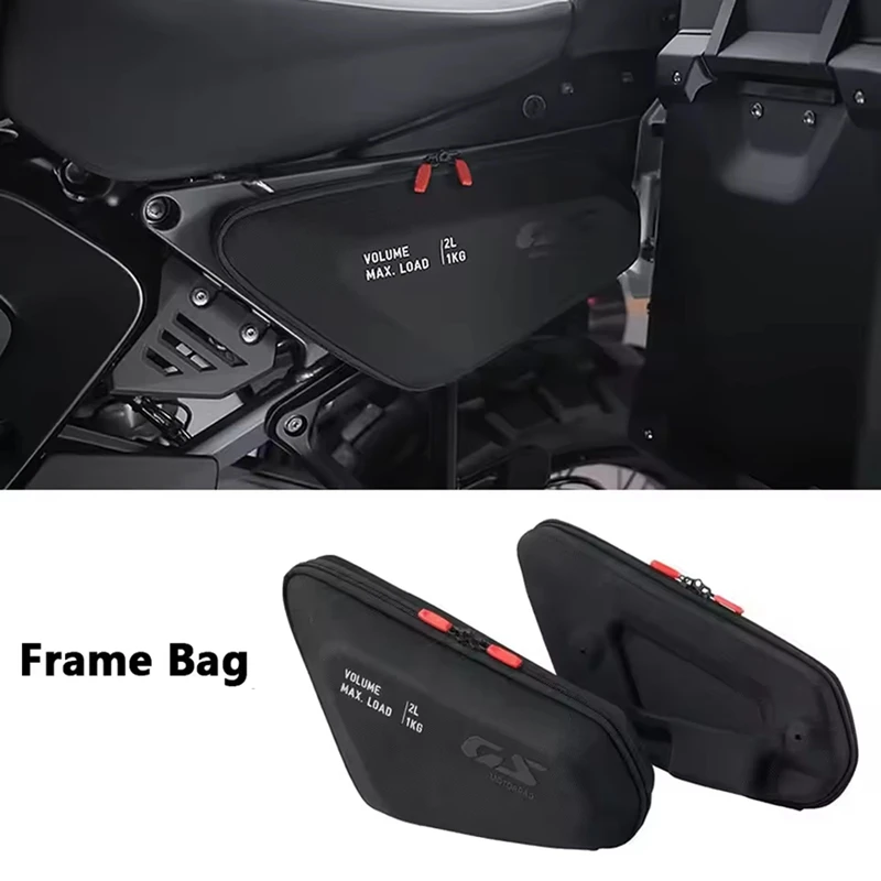 Q2-Motorcycle Side Frame Bag Storage Package Borse Borsa impermeabile per BMW R1300GS Adventure R1300 GS ADV 2024 2025