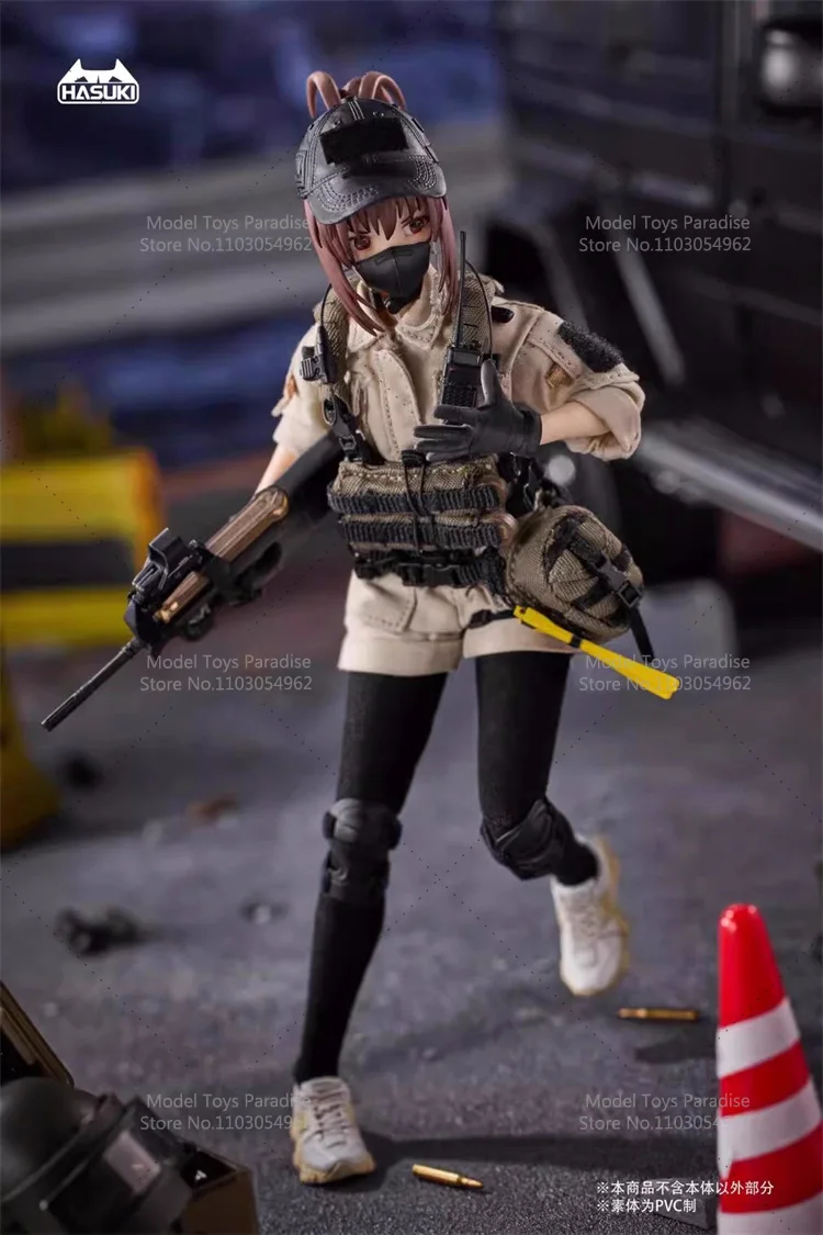 Hot Sale HASUKI PA006 1/12 Collectible Toys Cold Spring Feishi Mobile Suit Girl Soldier 6 Inches Action Figure Model Fans Gifts