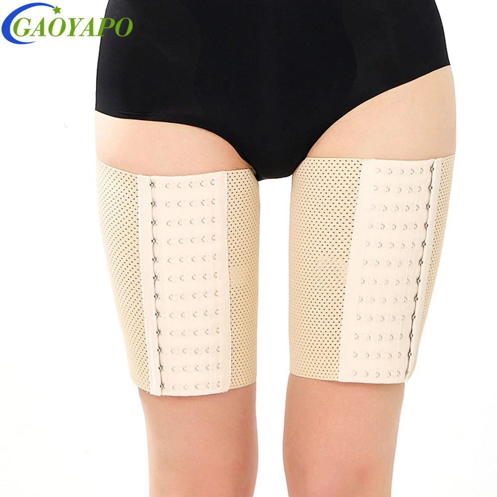

1Pair Thigh Shaper for Women,Tummy Control Shapewear & Leg Cincher - Adjustable Thigh Slimmer Wrap for Workout & Under Clothing