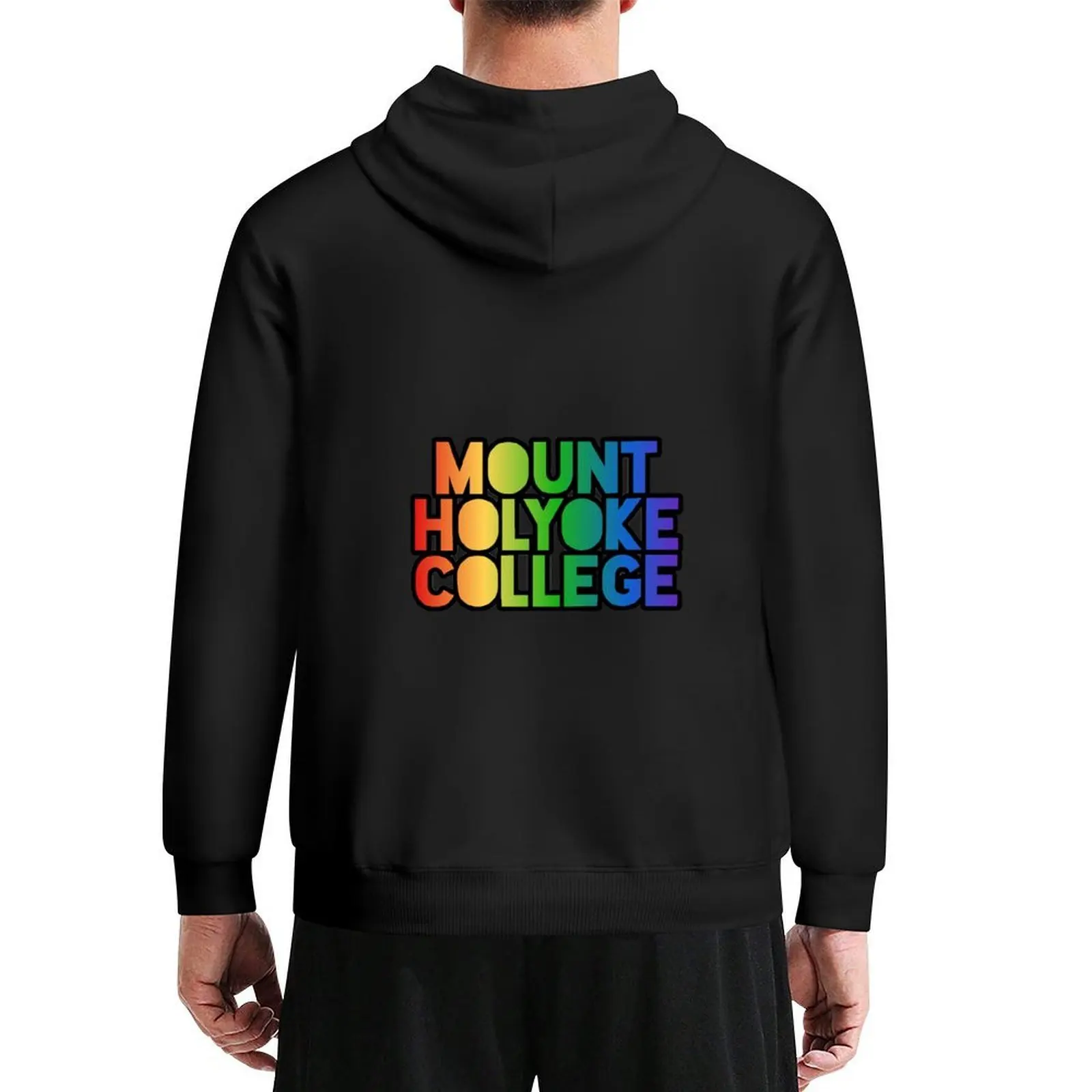 Mount Holyoke College Rainbow Pride Hoodie autumn clothes mens designer clothes men clothes anime clothing hoodie oversize