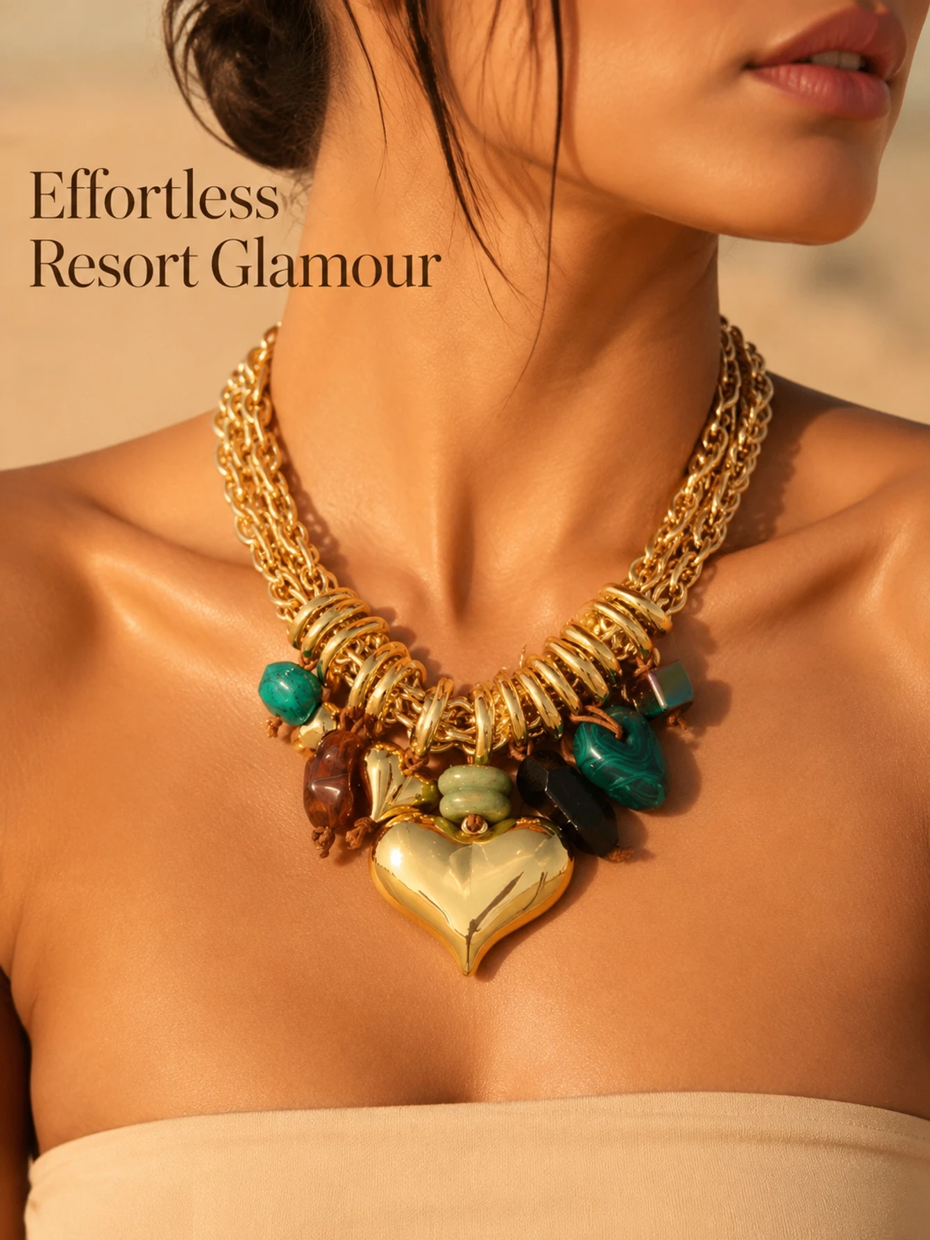 Charm Necklace Dainty - Elegante handgefertigte Halskette für Sie –