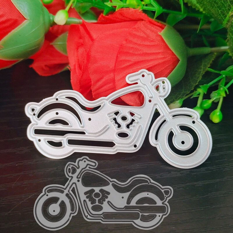 New Motorcycle Metal cutting dies DIY cut die mold motorcycle decoration Scrapbook paper craft knife mould blade punch stencils