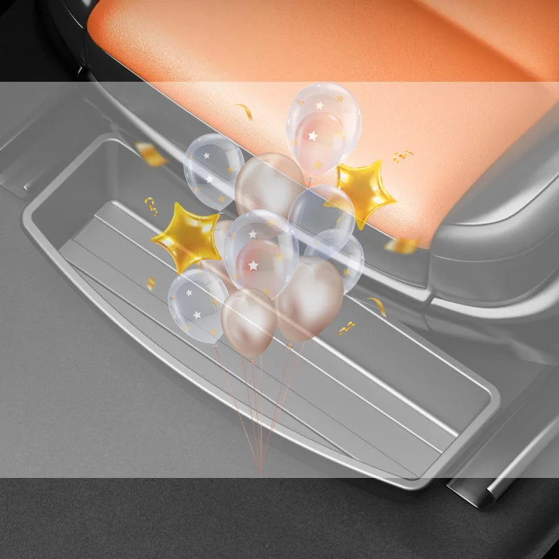 Car Underseat Storage Box ABS Anti-Slip Drawer Organizer Universal Fit Driver Passenger Front Seat Car Storage Holder