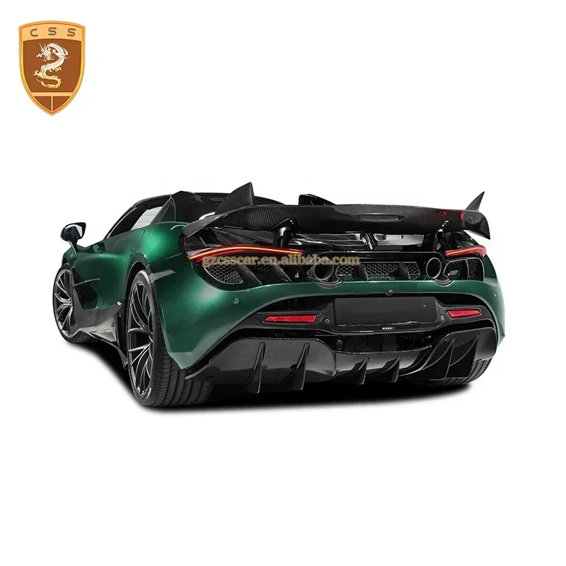 High Quality Car Accessories TC Style Carbon Fiber Rear Light Covers For McLaren 720S Auto Parts Tail Lights Cover customcustom