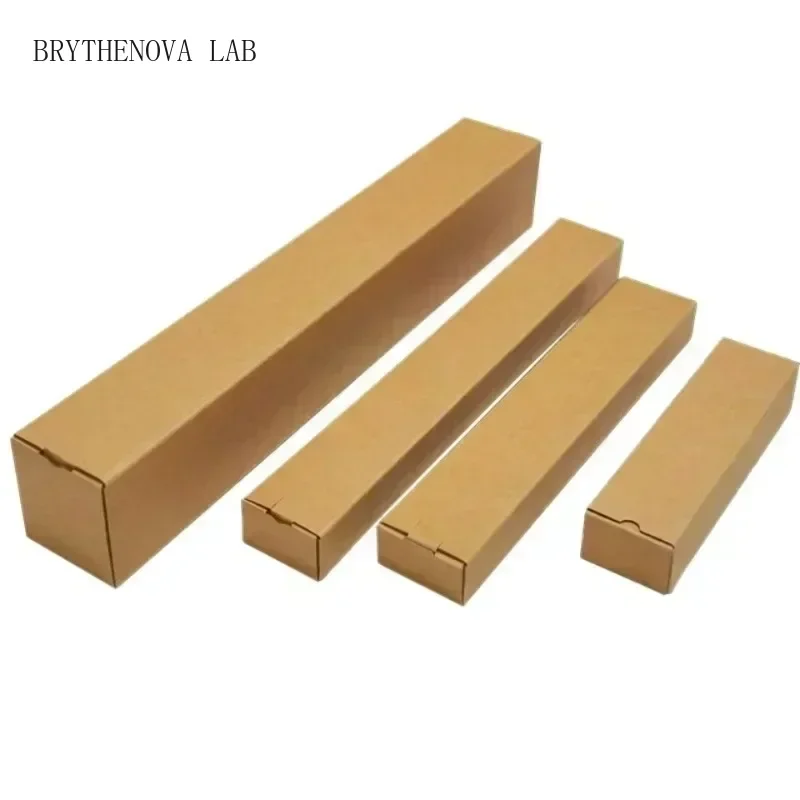 2mm Fine Long Corrugated Paper Package Box Three Layer Express Thick Cardboard Box Rectangular Folding Socket Packing Carton