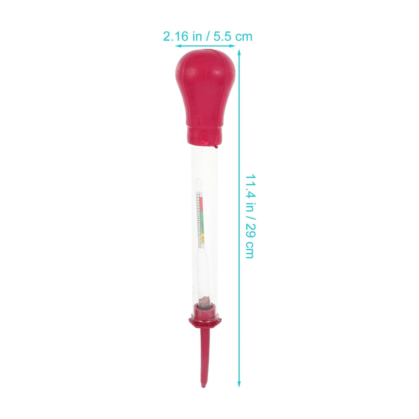 

2pcs Hydrometer Testing Density -Hydraulic Water Acid Specific Gravity Meter Medical Teaching Tools Lab