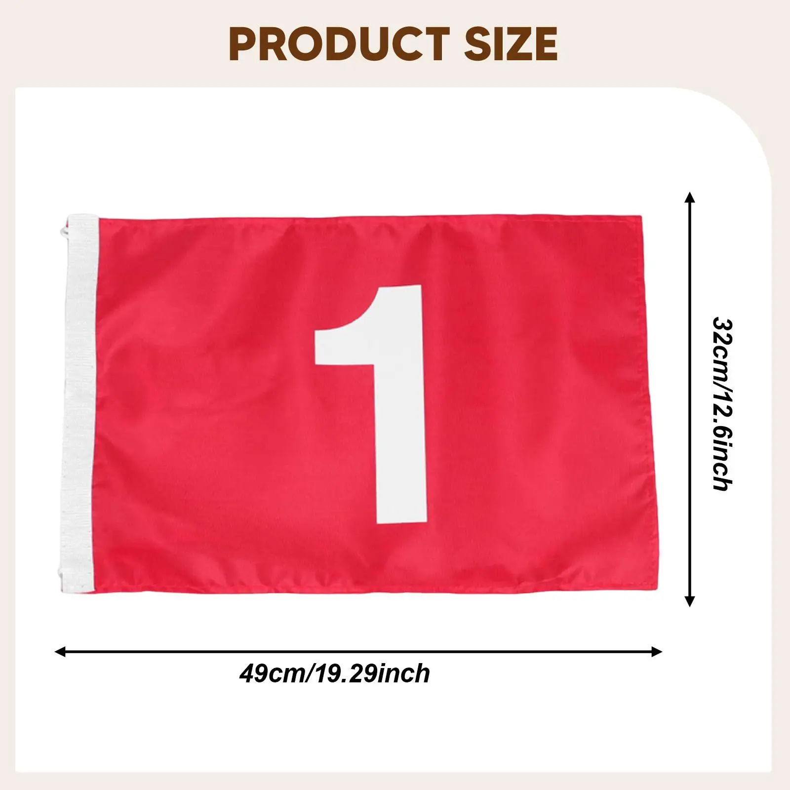 2xGolf Flag Golf Accessories Target Flag for Training Golf Course Country Club 1