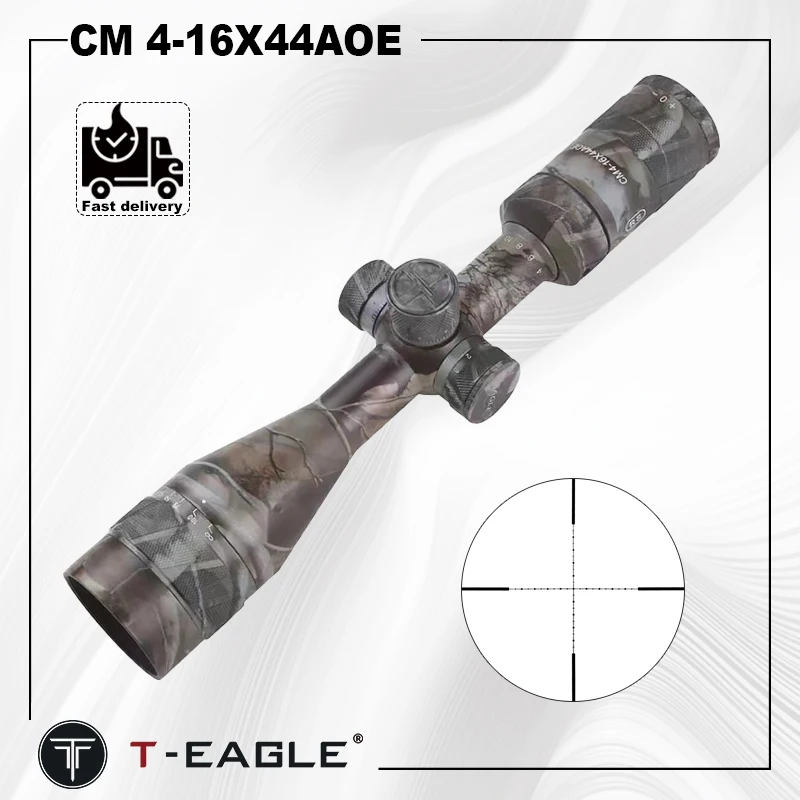 

T-Eagle CM4-16x44AOE Tactical Hunting Weapons Accessories Spotting Optical Collimator Sight Fits .223 .308 Airsoft Pistol Scope