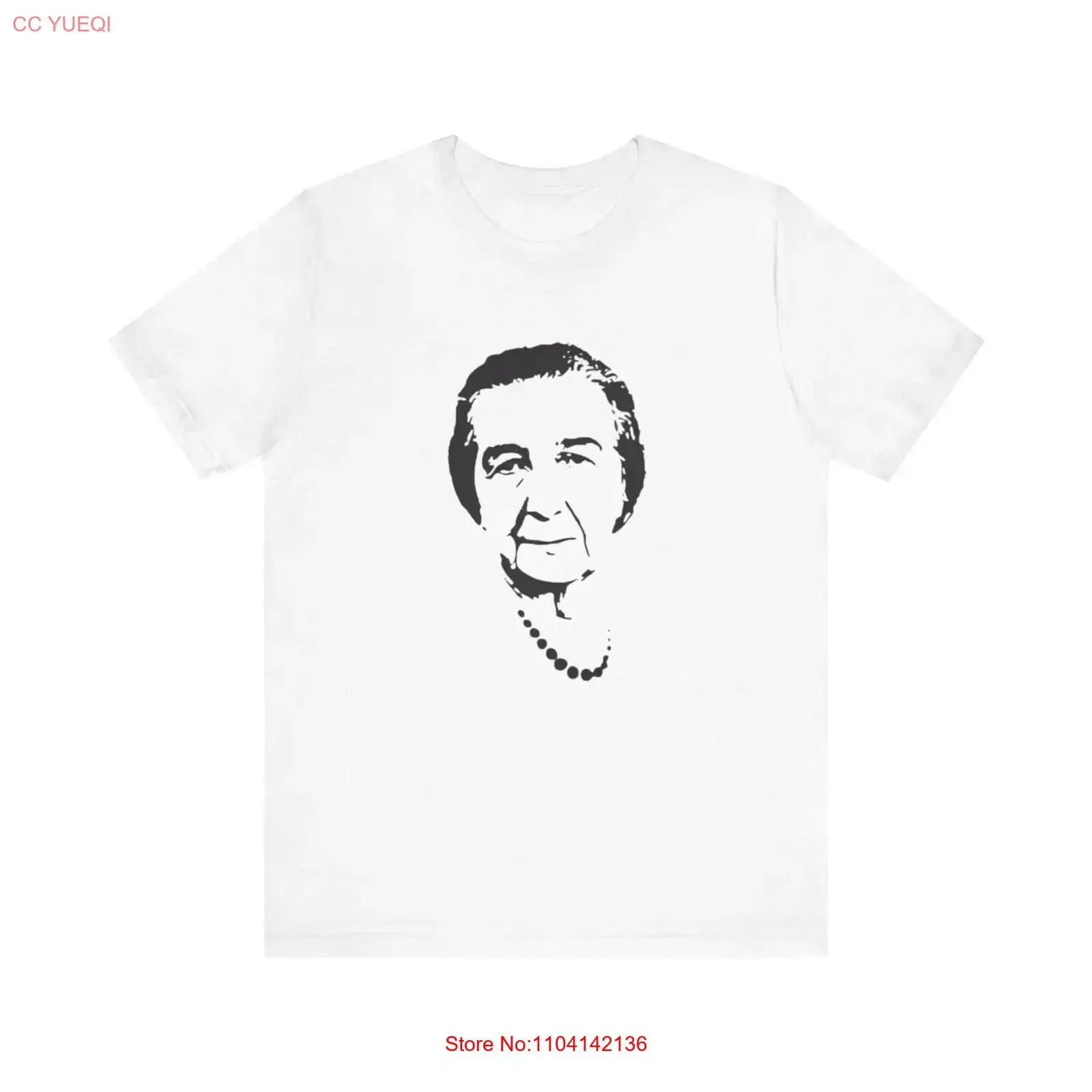 

Golda Meir Women's Boyfriend T Shirt Multi Colors vintage Washed Versatile Slightly homme Breathable Unisex Comfortable