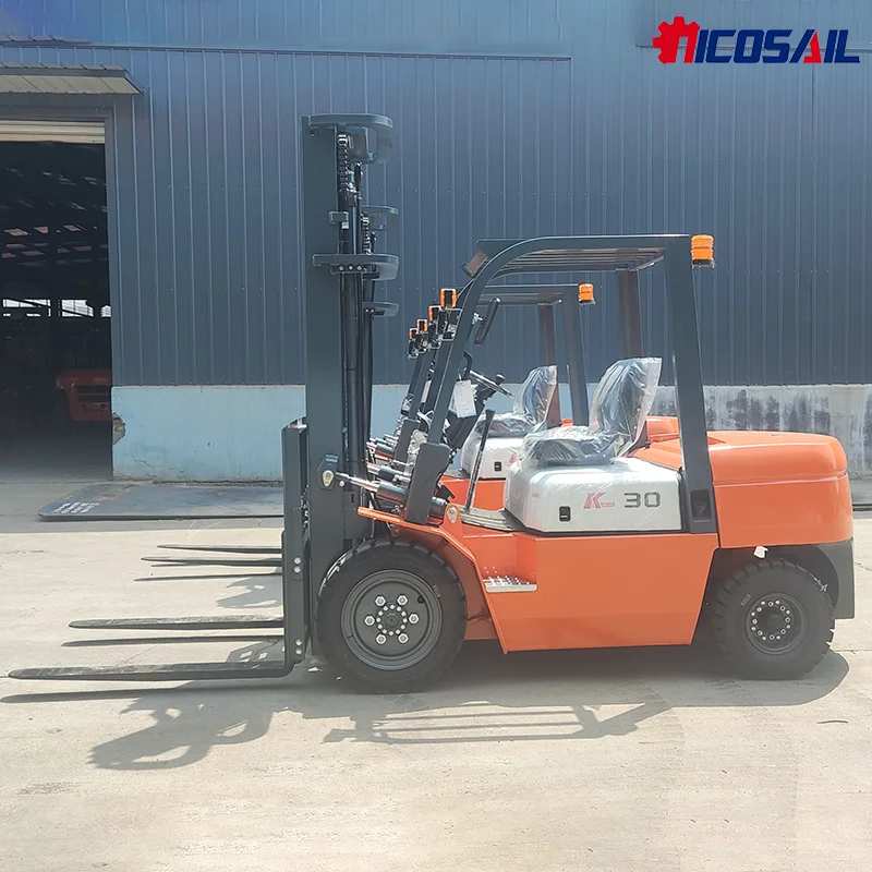 Forklift Listrik Terbaik Harga Terjangkau 1 Ton 2 Ton 3 Ton Pertanian Segala Medan Forklift Diesel Bertenaga untuk Medan Kasar Tahan Lama