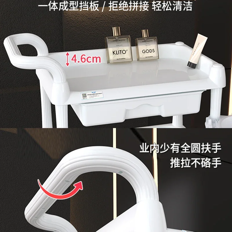 Beauty Salon Specific Rolling Cart Nordic Designers Utility Creativity Salon Trolley Storage Bar Drawers Salon Furniture FYST