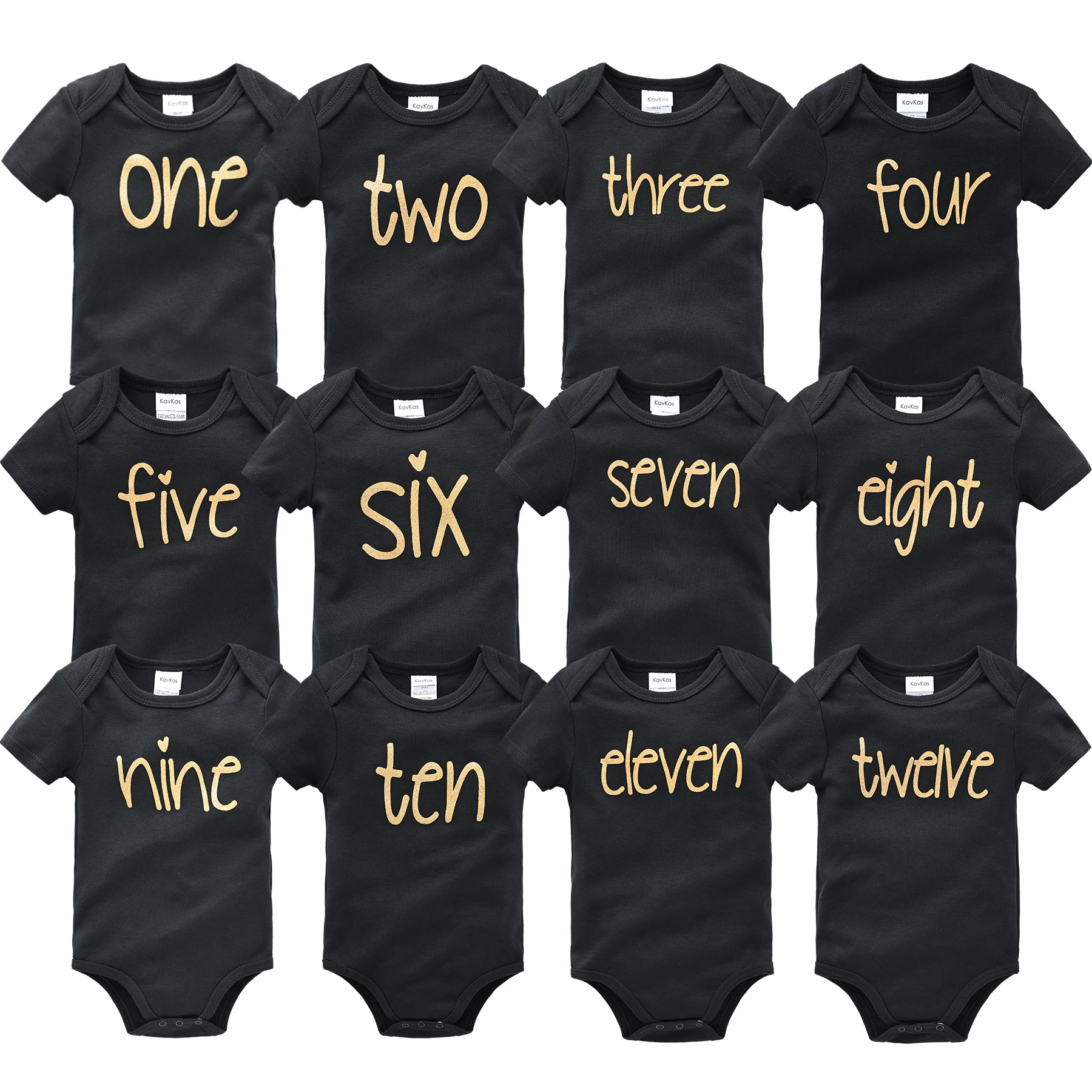 set-di-12-body-per-neonati-con-stampa-numerica-mensile-manica-corta-nero-per-il-primo-anno