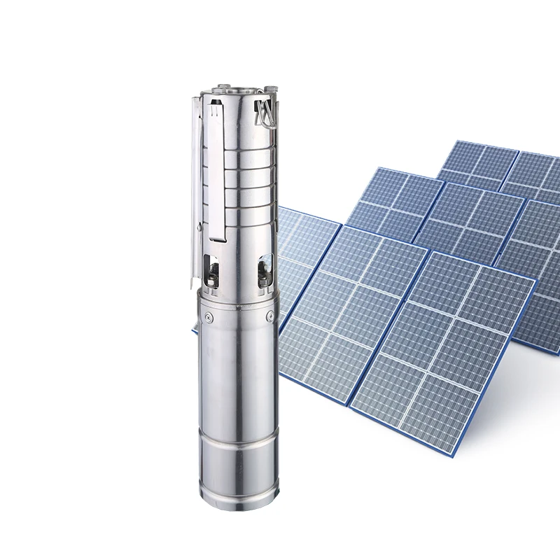 Dc 4 Inch Solar Irrigation Water Pump Submersible Complete Set For Agriculture