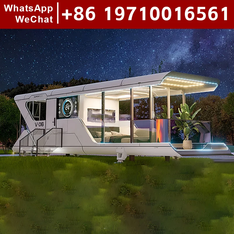 Low Price Container House Luxury Living Container Space Capsule Office House