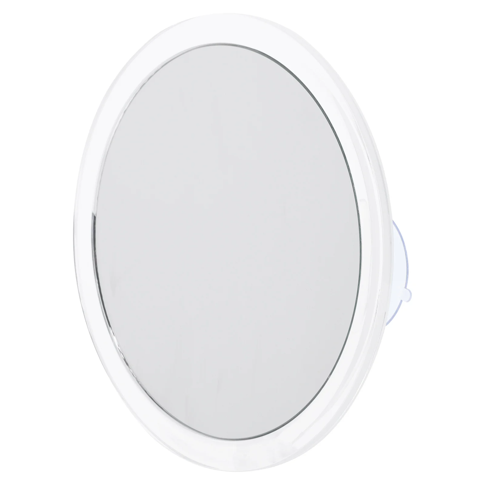 Decor Suction Cup Vanity Mirror Magnifying Makeup Sucker Anti-mist Bathroom Chic Punch-free White