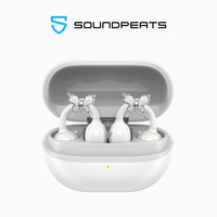 SoundPEATS POP Clip Open Ear Clip Earphones Bluetooth 5.4 Gaming Mode Low Latency, Multipoint Pairing,Gift Birthday Present