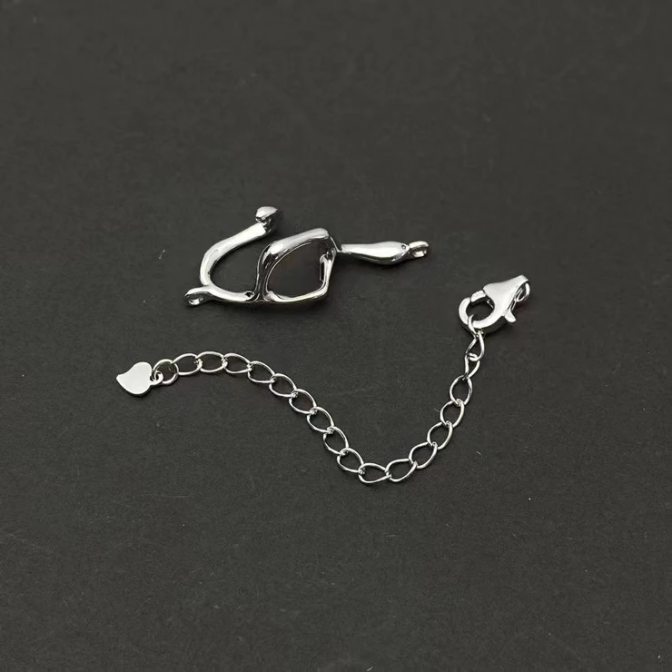 Wholesale DIY Nice Quality S925 Sterling Silver Pendant Necklace Bracelet Clasp Hook for 5-8mm Pearls 5pcs/lot