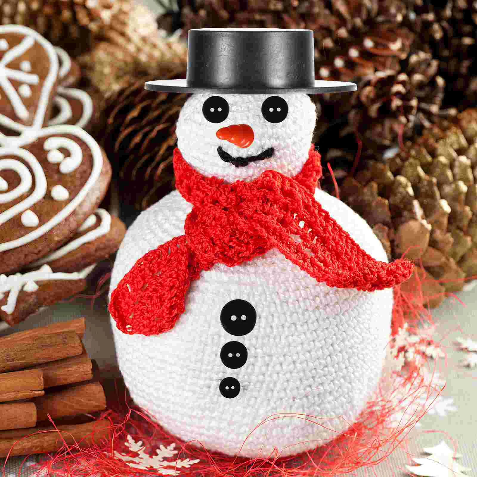 320 Pcs Christmas Snowman Accessories Crafting Kit Making Toolkit Ornament Outdoor Part Winter Plastic Nose Decor