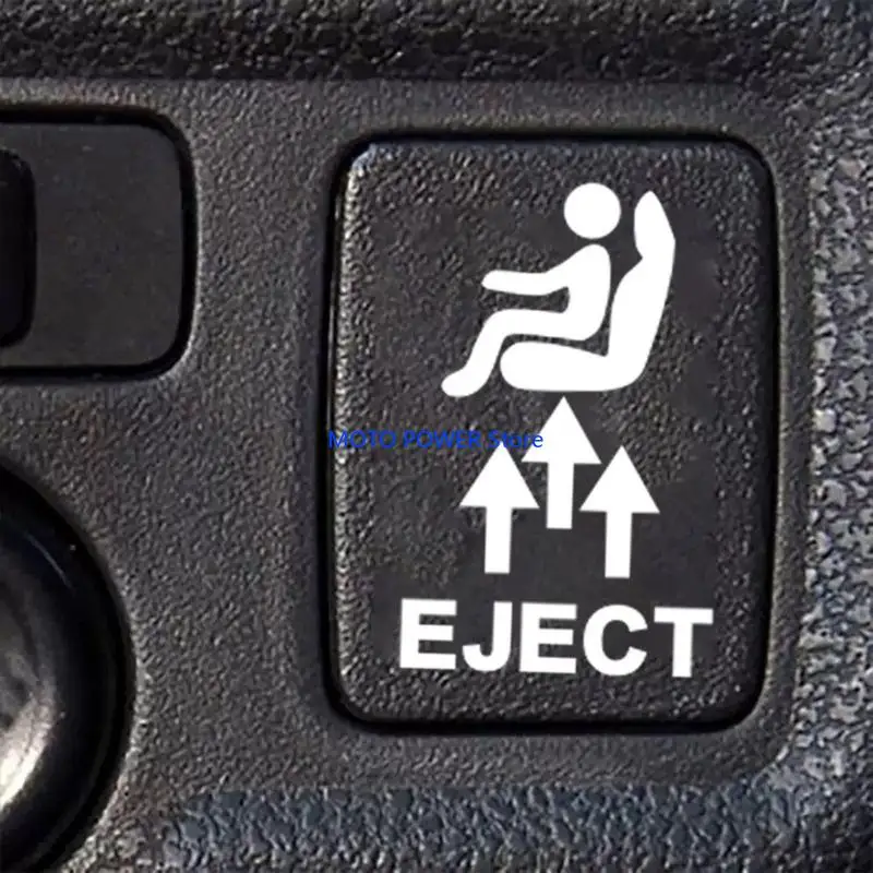 

G7ND White Auto Keycap Decals Easy Install Removable Adhesive Fit 3-5cm Blank Buttons