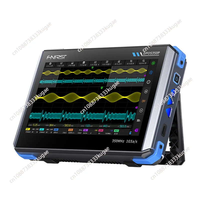 

FNIRSI DPOS350P 4-in-1 350M Flat Panel Oscilloscope Signal Generator Spectrum Analyzer