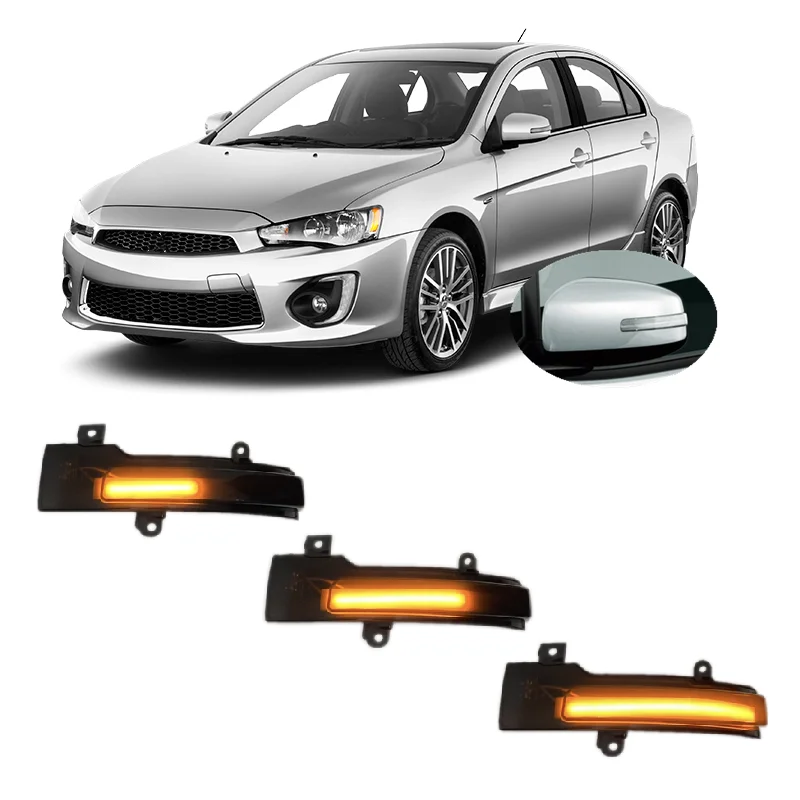 Dla Mitsubishi Galant Fortis CX4A CX6A CY4A CY6A CZ4A 2007-2016 dynamiczny kierunkowskaz LED