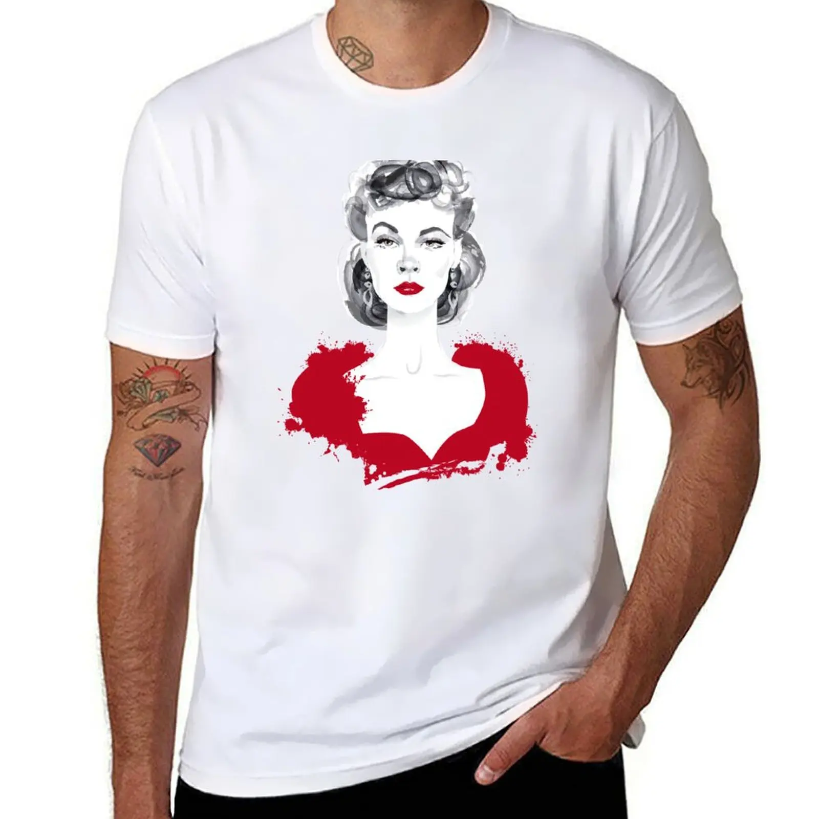 

Burgundy or Scarlett T-Shirt t shirts cotton 100% t shirt for man 100 percent cotton T-Shirt