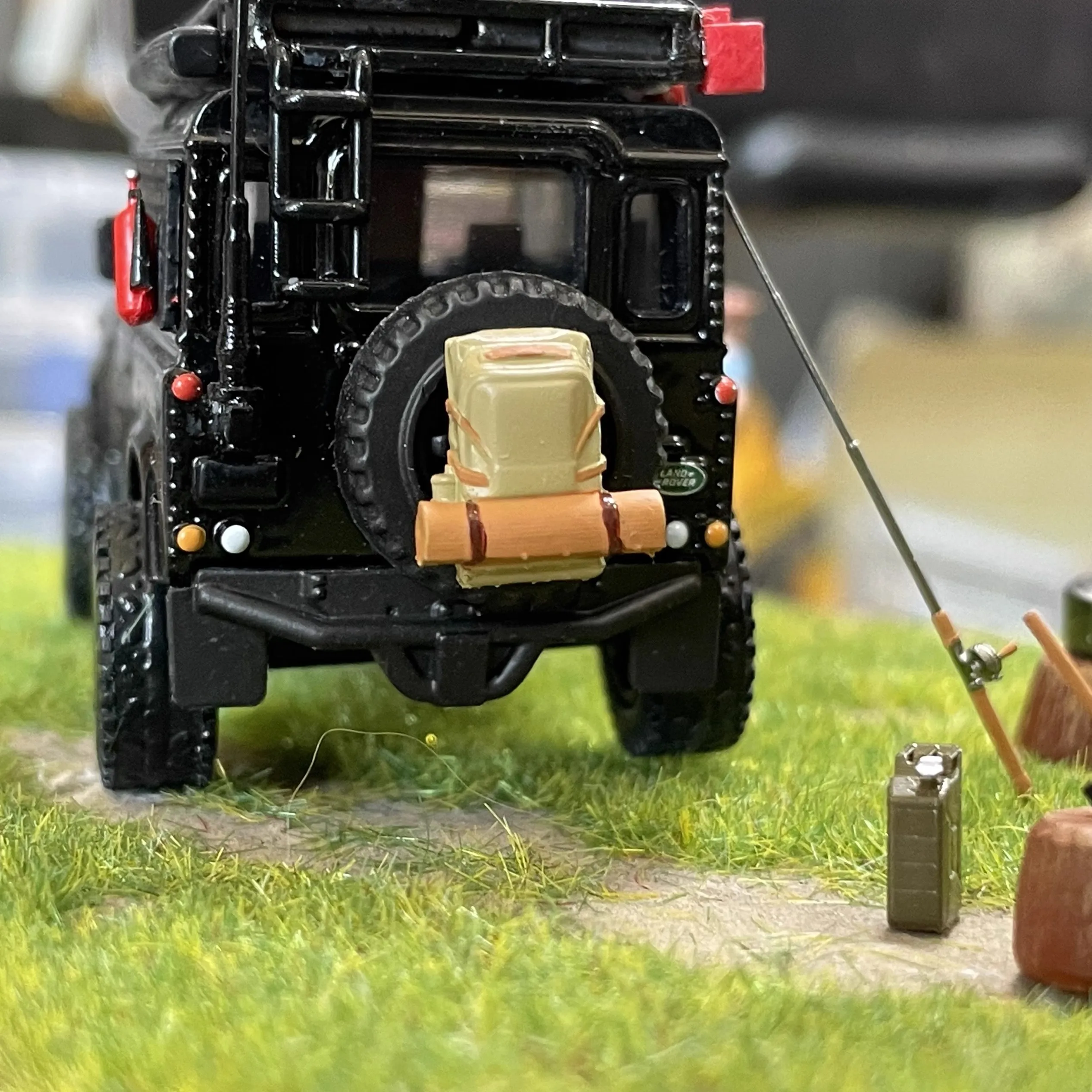 1:64 modelo de cena de acampamento ao ar livre tenda mesa de acampamento e cadeiras guitarra lanterna fogueira diorama