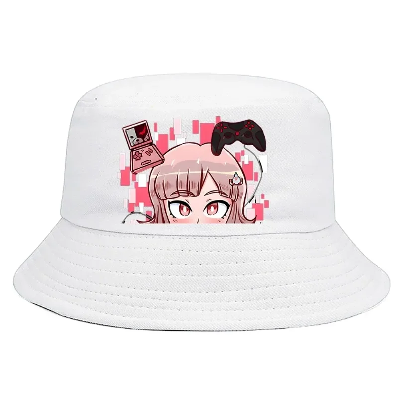 Chiaki Nanami Gamer Brain Chiaki Bucket Hat Summer Foldable Bucket Hat Man Women Unisex Outdoor Sunscreen Fishing Hunting Cap