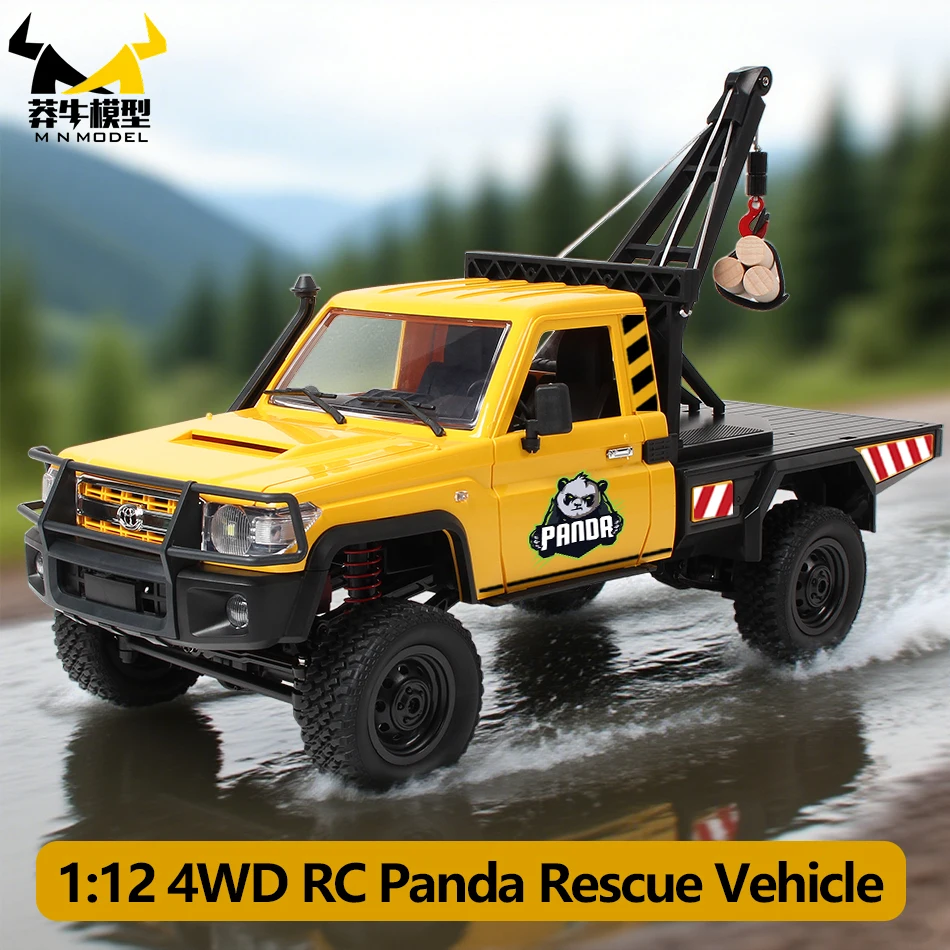 

MN МОДЕЛЬ 1/12 4X4 RC Panda Wading Engineering Vehicle Дайвинг Внедорожник Грузовик для скалолазания Пикап Рок-гусеничный автомобиль Игрушка для взрослых Подарок