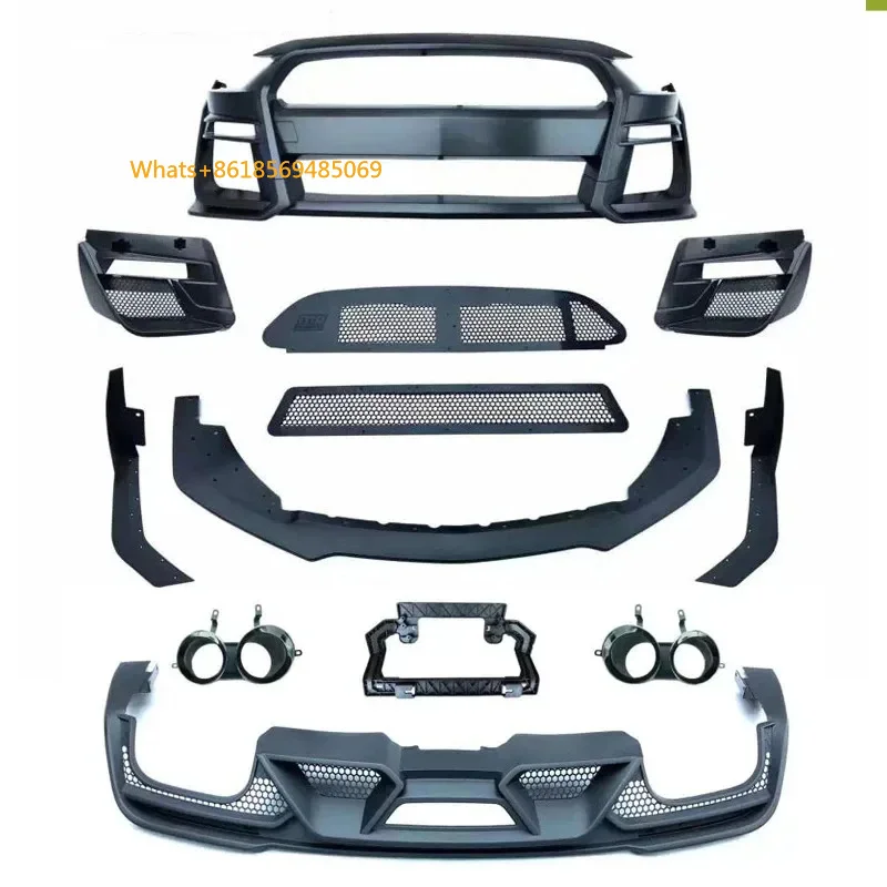 

GT500 2015-2018Y Upgr 2019Y Wide Bumper PP Material GT500 Old to New Body Kit GT500 Car Bumpe Facelift