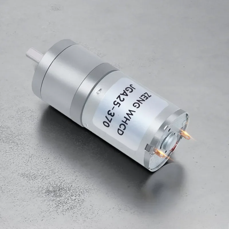 1PCS JGA25-370 DC Reducer Miniature Low-Speed Large Torque 12-1360RPM Robot Intelligent Car Motor Low-Speed Motor 6 V 12 V 24 V.