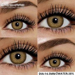EYESHARE 2pcs Yearly Contact Lenses Colored Contacts Beautiful Pupil Natural Contact Lenses for Eyes Cosmetic Contact Lenses
