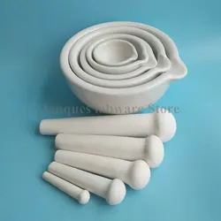 세라믹 모르타르 그라인더 으깨는 기계, 붓는 약 분쇄 약 그릇, 약 막대기, 분쇄 스틱 모르타르, 6cm, 810 cm, 13 cm, 16cm, 1 개