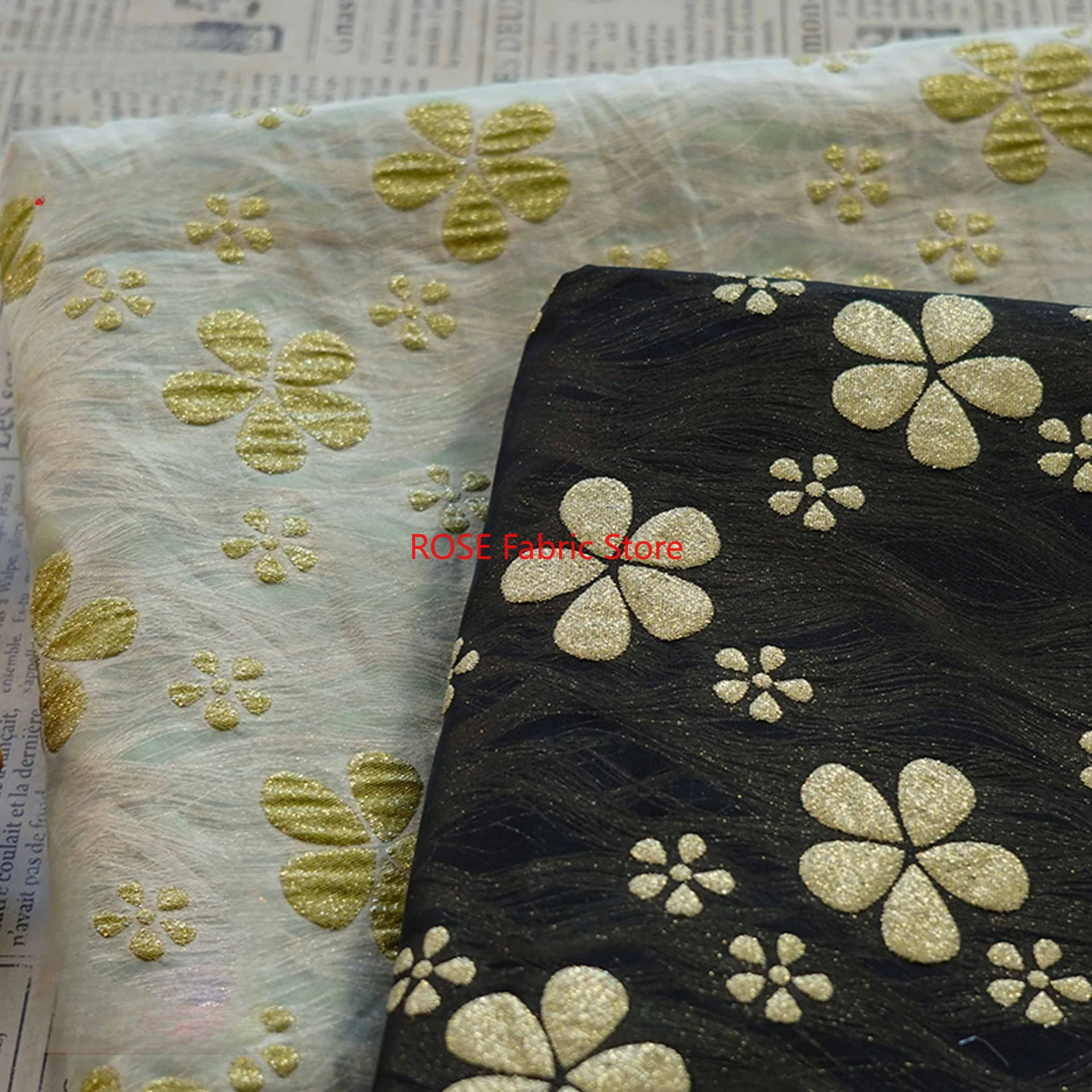 

Рельефная цветочная пряжа, окрашенная жаккардовая ткань, женское торжественное платье, пальто, декоративная швейная ткань