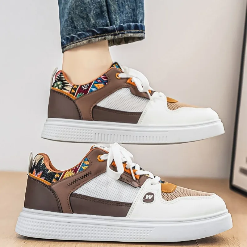 

2026 Spring Fashion Versatile Casual Sports Shoes Man Shoes Mesh Breathable Outdoor Board Shoes for Man Running Sneakers