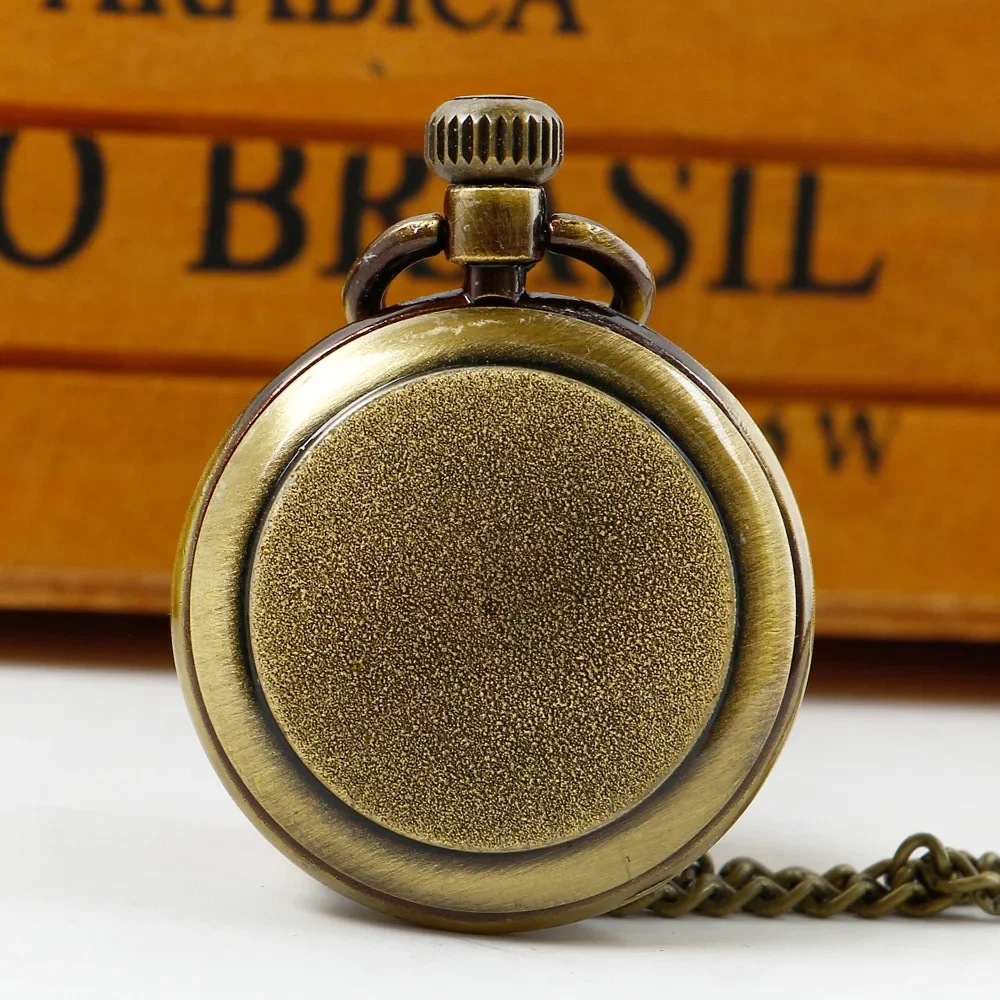 Simplicity without cover Quartz Pocket Watch Round High Quality Steel Necklace Vintage Pendant Jewelry Gift