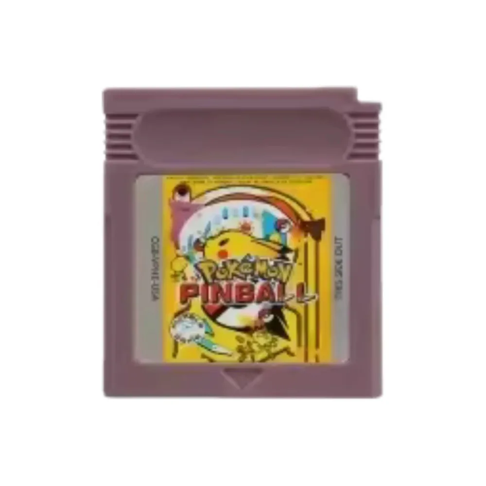 New Pok é mon GBC Game Card Prism Red Blue Crystal Gold Green Silver Yellow 16 bit Video Game Card with Host Card GB/SP