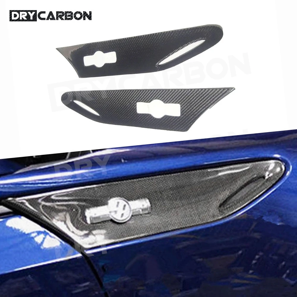

Dry Carbon Fiber Exterior Door Side Fender Trim Cover for Toyota GT86 FT86 ZN6 FR-S 2013-2016 Car-styling Body Kits Accessories