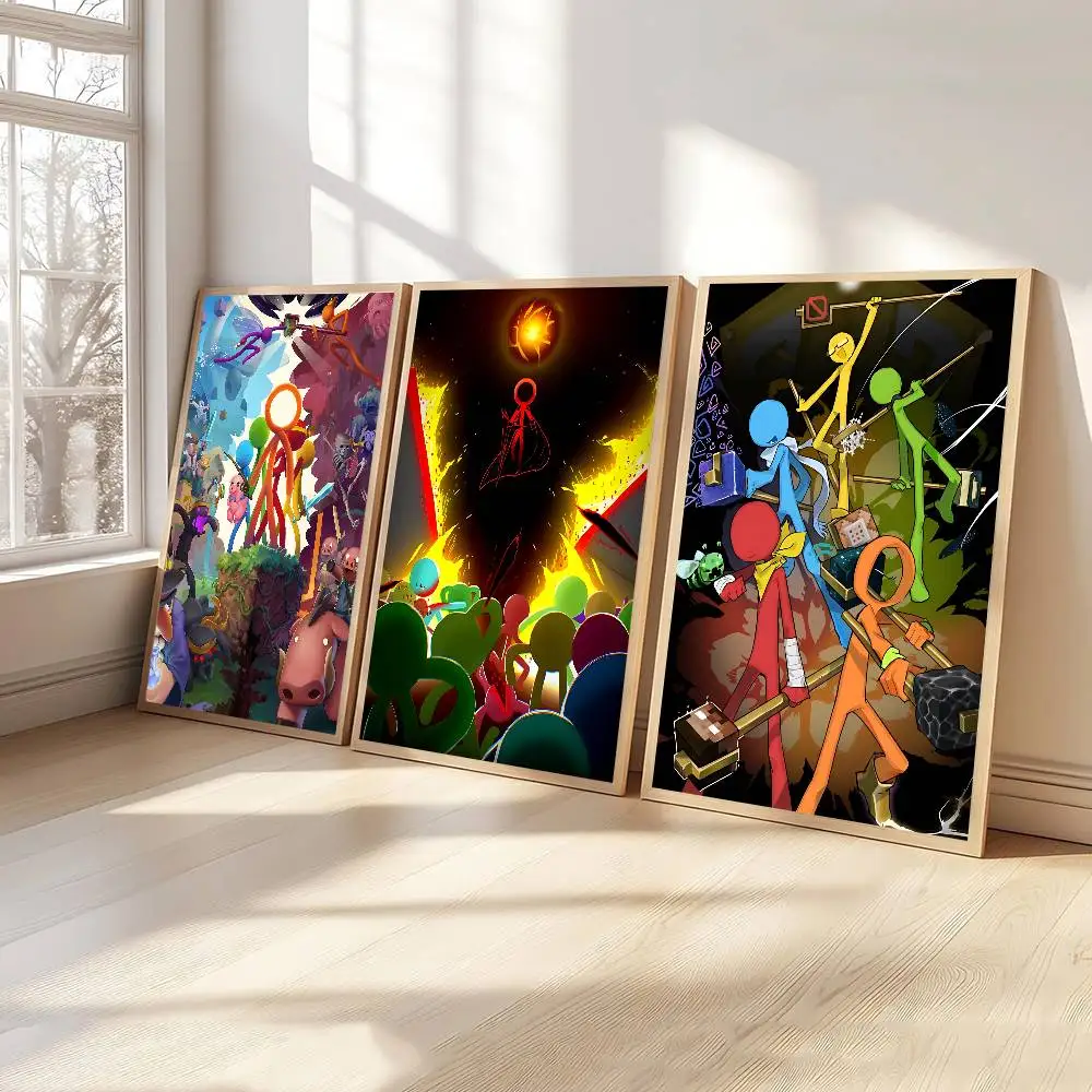 A-Alan Becker Classic Vintage Posters HD Quality Wall Art Retro Posters for Home Room Wall Decor
