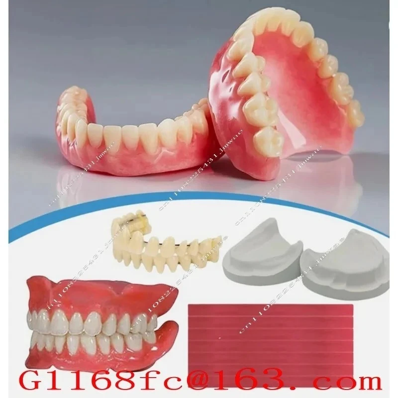 The Production of Teaching Materials for Simulated Resin Dentures Is Complete