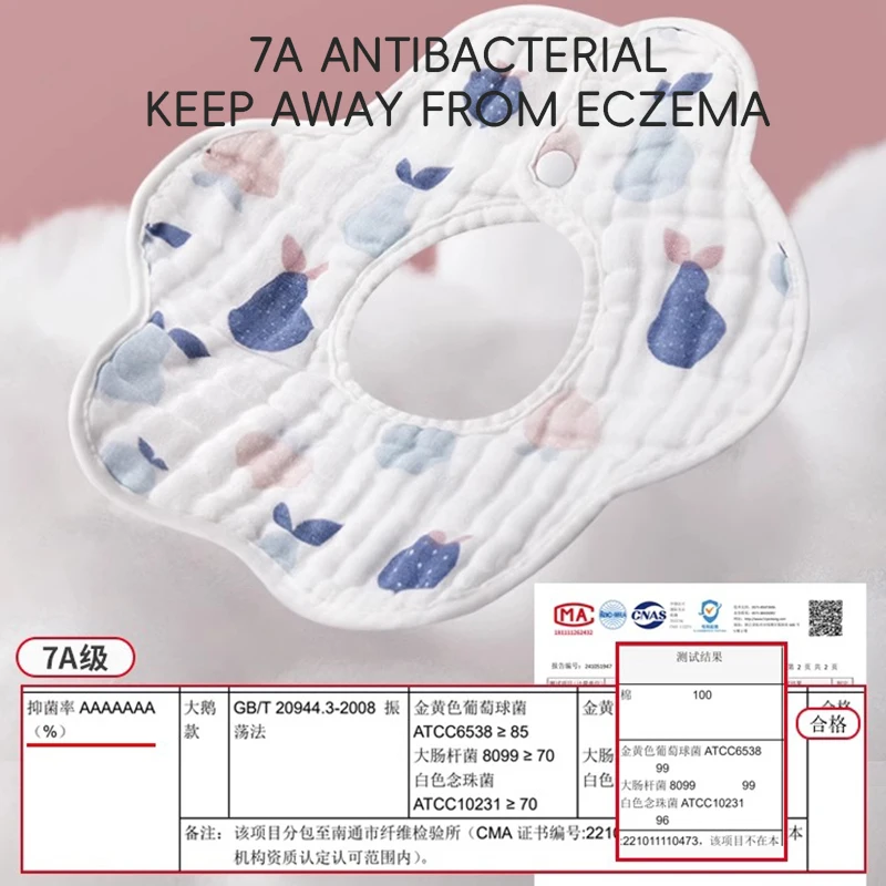 BABY Muslin Drool Bibs for Boys Girls 5 Pcs Adjustable Baby Bibs for Drooling and Teething Summer Soft Cotton Baby Bandana Bibs