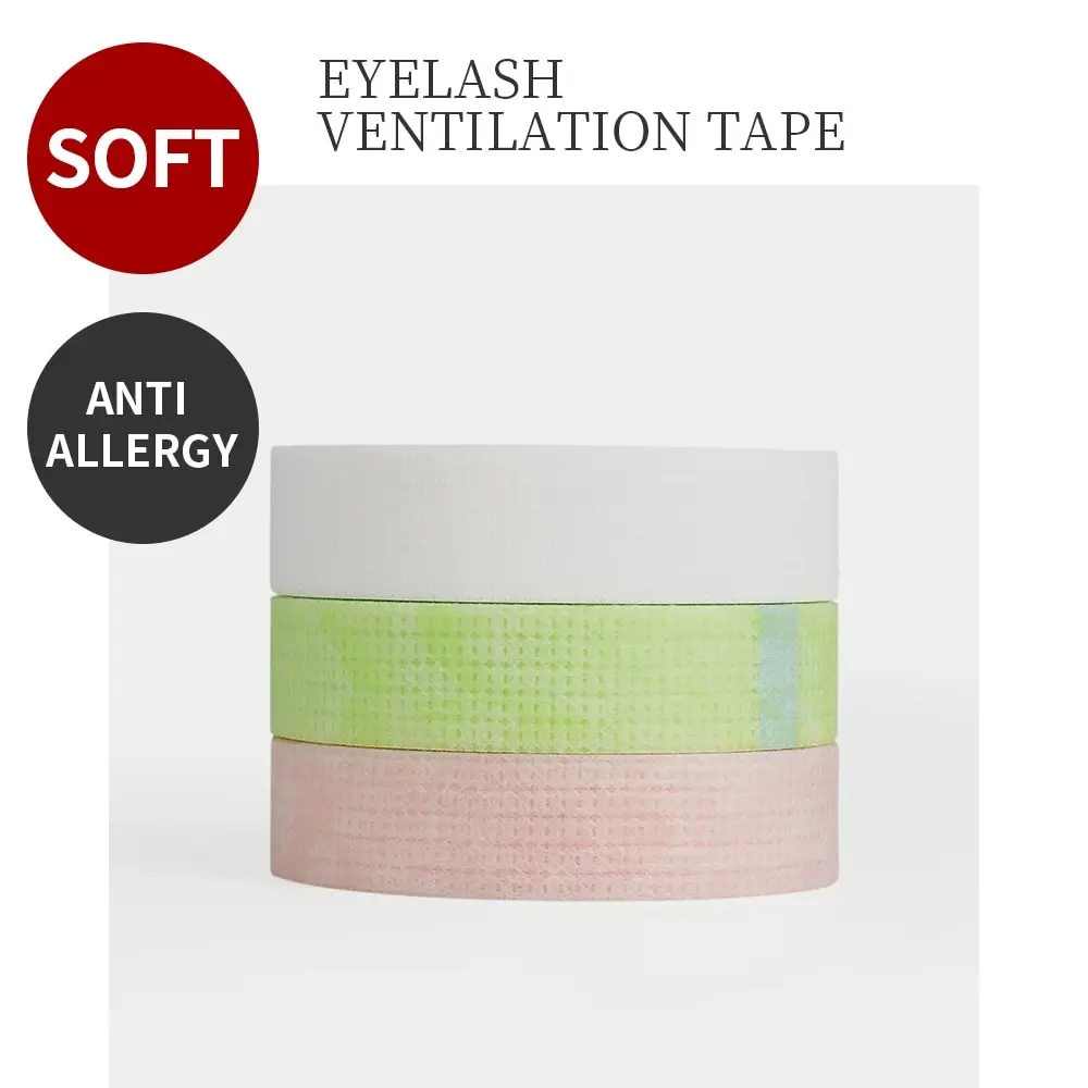 Eyelash Extension Tape Makeup Breathable Anti-allergy Easy to Tear Micropore Tape Professional Lashes Tape